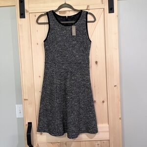 J. Crew Gray Sleeveless A-Line Mini Dress